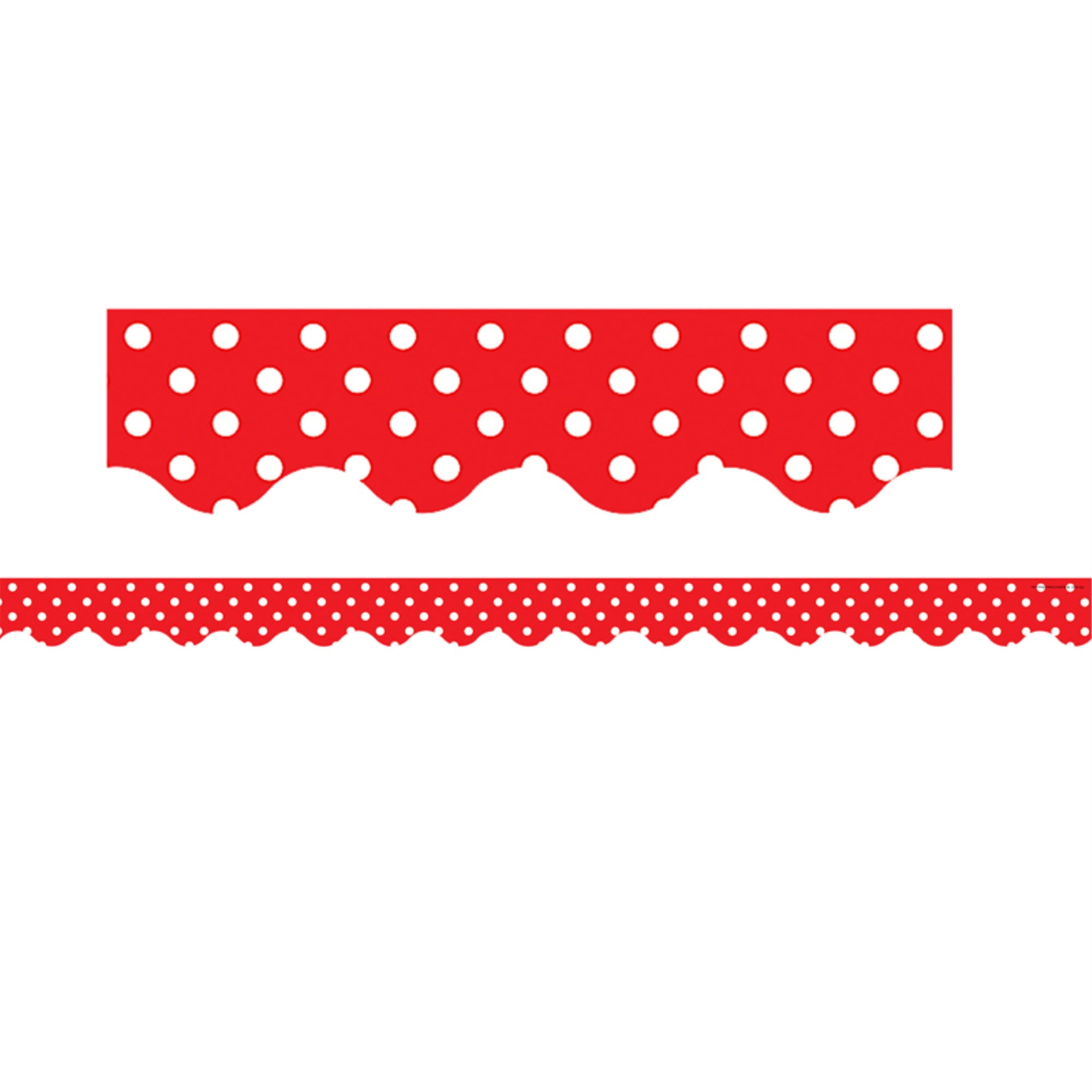 Red with White Polka Dots Memo Board with Easel Back 