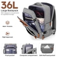 thumbnail image 6 of UKEIN Carry On Luggage 20 Inch Hardside Suitcase with YKK Zippers TSA Lock and Spinner Wheels Luggage Sets with Travel Backpack 3 Packing Cubes for Men Women, 6 of 8