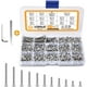thumbnail image 1 of CHIFOOM 125 piezas Tuercas de tornillo de aleación de zinc Insertos roscados hexagonales Kit surtido de herramientas de tuerca para muebles de madera, 1 of 8