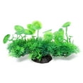 thumbnail image 3 of Plastic Artificial Water Grass Lotus Leaf Aquarium Plant Fish Tank Ornament, 3 of 8