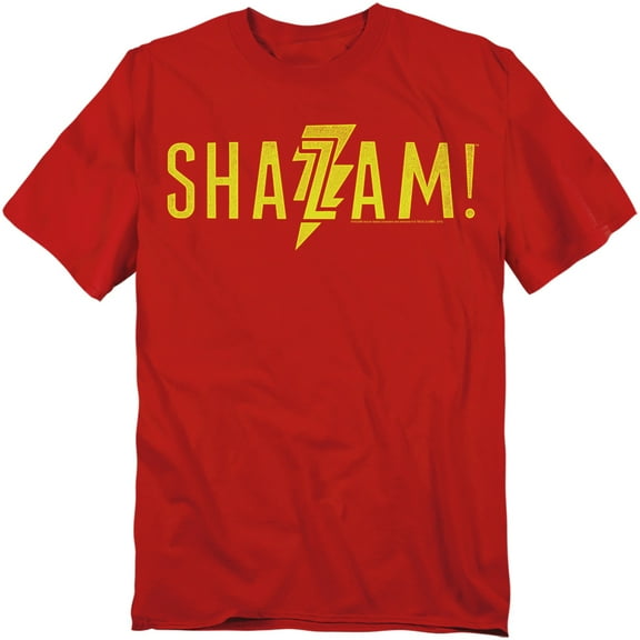 Shazam Movie T-Shirt Flat Logo Unisex Graphic Tee For Men & Women