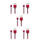 thumbnail image 3 of sweethay Cable Micro USB tipo C para para Android 1M de carga rápida Cable USB Cable de teléfono móvil Rojo 5piezas, 3 of 4