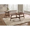 thumbnail image 4 of Topline Home Furnishings Table Basse Ovale en Noyer, 4 of 4