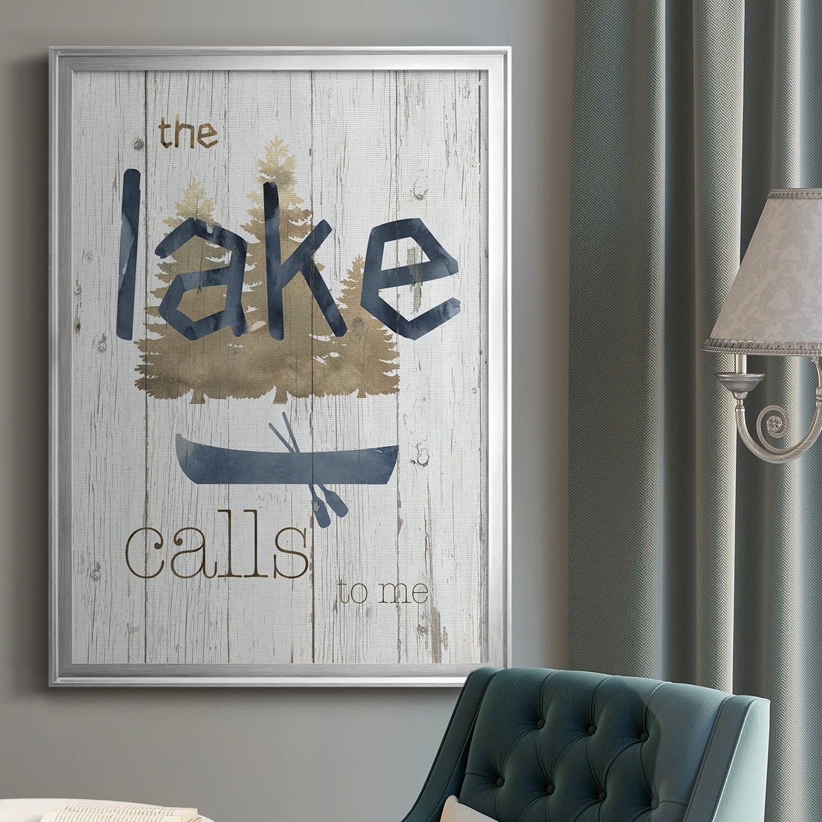 Lake Calls Me Premium Classic Framed Print - Ready to Hang