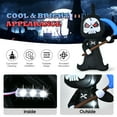 thumbnail image 3 of Gymax 6ft Inflatable Ghost Blow Up Halloween Decoration w/ Built-in LED Lights, 3 of 10