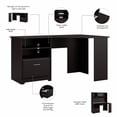 thumbnail image 3 of Cabot Corner Desk with File with Hutch in Espresso Oak - Engineered Wood, 3 of 7