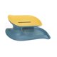 thumbnail image 4 of Jabonera de doble capa, escurridor, organizador de baño desmontable Azul, 4 of 9