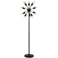 thumbnail image 3 of Safavieh Urban 12-Light 67.5 in. H Retro Floor Lamp, Black, 3 of 4