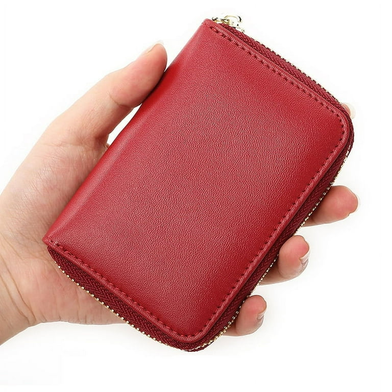 CoCopeaunts Fashion Customized Initials Genuine Leather Pebbled Zipper Wallet Women Luxury Short Coin Purse Clutch Bag Designer Women Wallet Walmart