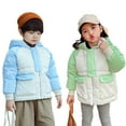 thumbnail image 7 of KYAIGUO Baby Kids Winter down Puffer Jacket for Boys Girls,1-7Y Little Big Girls Hooded Warm Snow Coat Thick Thermal Zipper Casual Windproof Toddler Padded Jacket Outerwear Jacket, 7 of 7