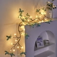 thumbnail image 3 of 1 Pc Thanksgiving Home Furnishing Decoration Vine Lights for Bedroom LED Tree Branch Lights Butterfly Tree Light Artificial Plants Tree Branches Fairy Lights with Vines Decorations, 3 of 9
