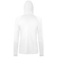 thumbnail image 3 of Women's Levelwear White Calgary Flames Raven Insignia Core Quarter-Zip Jacket, 3 of 3