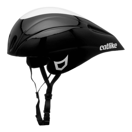 Catlike Chrono Aero Plus Triathlon TT Helmet Black / White 55-60cm (Best Aero Tt Helmet)