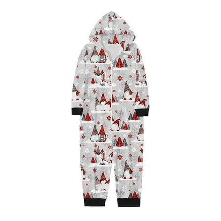 

NECHOLOGY Christmas Fleece Pajamas for Family Kids Christmas Family Costumes With Cute Print Pajamas Set for Family of 4 Suit H 7-8 Years
