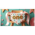 thumbnail image 3 of Glittery Gold One Banner for First Birthday Party, Party Decorations Backdrop Background Photography Props for Celebrations Photo Booth Decor, 3 of 4