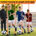 thumbnail image 7 of 8 Pcs Soccer Agility Poles Detachable Sports Training Speed Slalom Poles with Rubber Base Coaching Sticks for Soccer Drills and Training, 7 of 7