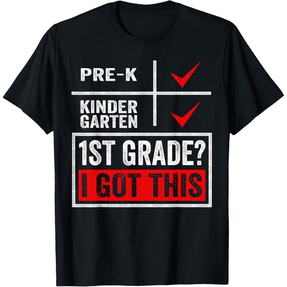 First Day of First Grade Shirt Back to School Adult T-shirt