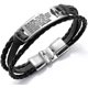 thumbnail image 1 of Pulsera inspiradora YONGSHENG para hijo de cuero, 1 of 4