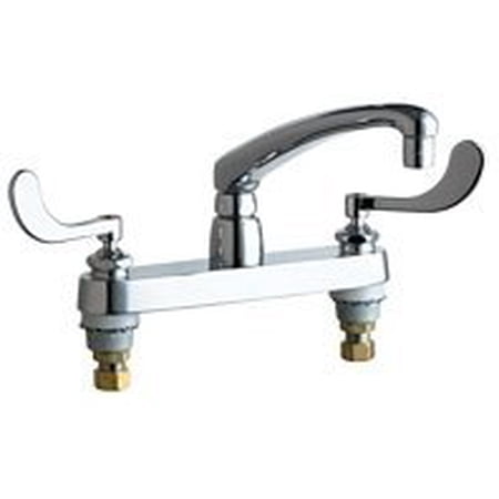 Chicago Faucets 1100-E35-317Ab Commercial Grade Kitchen Faucet - Chrome