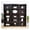 Espresso, variant on Pemberly Row 15 Shelf Triple Wide Wood Bookcase 72"Wx72"H in Oak
