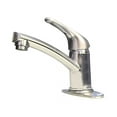 thumbnail image 3 of Empire Faucets 9in Nickel Single Lever Bathroom Faucet One Hole Installation, 3 of 4