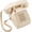 Beige, variant on Corded Landline Phone with Flashing Call  Light, Classic Mechanical Button Desktop Telephone, Plug & Play for  Office Hotel Retro Decor
