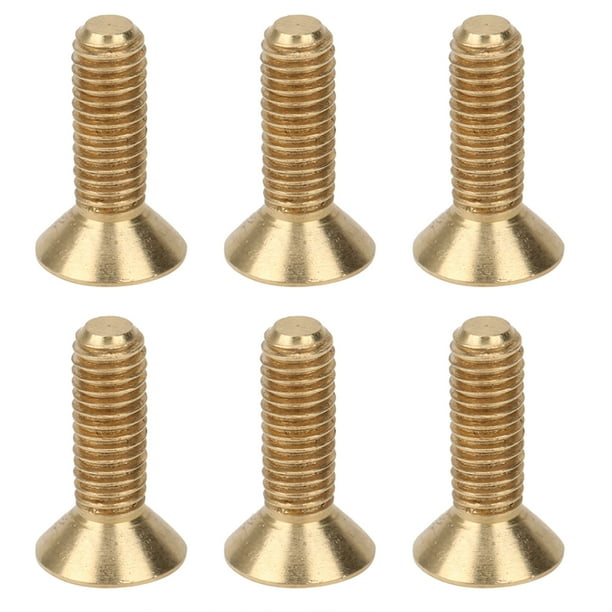 M Buder 50 Piezas Tornillos de Cabeza Avellanada Hexagonal de Cobre Puro Accesorios de Hardware M5x16 Resistente a la Corrosión y Humedad Calidad Premium Para Industria