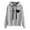 Gray, variant on Aayomet Womens Hoodies Pullover Women's Remi Loose French Terry Long Sleeve Hoodie Sweatshirt,Black XXL