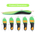 thumbnail image 5 of BDUN Orthotics Inserts for Men Women, Plantar Fasciitis High Arch Support Inserts, Flat feet Shoe Insoles Absorb Shock, XL, 5 of 6