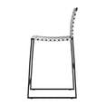 thumbnail image 7 of Butler Specialty Company Urban 25" Woven Leather Counter Stool In Black/White, 7 of 7
