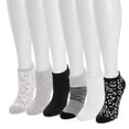 thumbnail image 3 of MUK LUKS Women's Low Cut Novelty Socks 6 Pack, 3 of 3