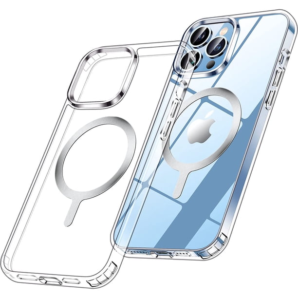 Magsafe-funda magnética de carga inalámbrica, cubierta acrílica Original para iPhone 13, 15, 12, 14, 11 Pro Max, Mini, X, Xs, XR, 7, 8 Plus, SE