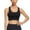 Black, variant on IROINNID Cross-Back Bra for Women Sports Bras Top Vest Sports Bra Female Yoga Fitness Sports Bra,White