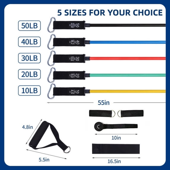 COWIN Resistance Bands Set with Handles photo 2