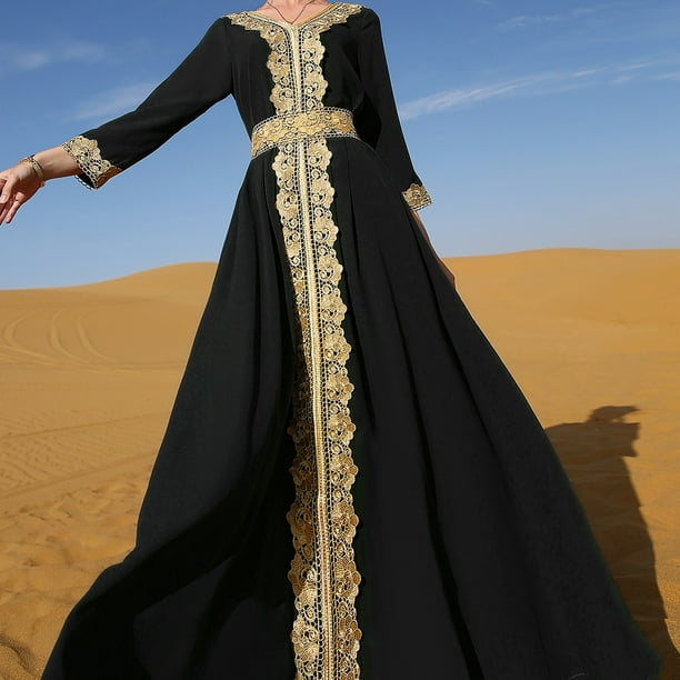 moroccan evening dresses An ode to timeless elegance , This ivory Moroccan caftan is adorned with  intricate hand embroidery in gold and silver, brought together in a  silhouette that feels both graceful and enduring., A piece