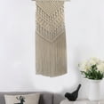 thumbnail image 4 of Coofit Woven Tapestry Handmade Cotton Rope Macrame Wall Hanging Wall Decor, 4 of 6