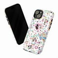 thumbnail image 3 of Cute Animal Doodles Phone Case, Colorful Whimsical Cats and Dogs Pattern, Fun and Playful Artistic Cover for iPhone 16 15 14 13 12 11 Pro Plus Mini, 3 of 6