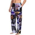 thumbnail image 2 of Music Rod Wave Men's Pajama Pants With Pockets Fashion Cozy Daily Lounge Sleep Pants Sleepwear XX-Large, 2 of 8