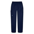 thumbnail image 2 of Sivvan Women's Scrub Set - Multi Pocket Cargo Pants & Stylish Mock Wrap Top, 2 of 5