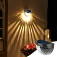thumbnail image 1 of Vaidha 2pcs Solar Fence Lights, Solar Lights, Outdoor Wall Mount Decorative Step Lights, Fence Lighting For Garden, Porch, Stair, Pool, Yard., 1 of 7