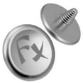thumbnail image 1 of Fotodiox Shutter-Button-FX-Silver 12 mm Soft Shutter Release Anodized Aluminum Concave Button for Camera, Silver, 1 of 1