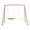 Pink, variant on Hommoo 2 Pcs Swing Set with Saucer Swing Seat & Belt Swings Seat, Swing Set with Heavy-Duty A-Frame Metal Outdoor Swing Stand, for Backyard, Pink