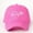 Hot Pink, variant on WQNVRNR Heart Print Baseball Cap- Curved Bill Breathable Adjustable Snapback Men & Women Outdoor Headwear Black Size Free Size