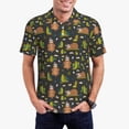 thumbnail image 1 of Balery Funny Sloths In The Forest Camisa Polo de Hombre con Estampado, de Manga Corta y Tejido Medio, Camisa Tipo Golf Polo-Small, 1 of 6
