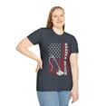 thumbnail image 5 of Housekeeper American Flag 4th of July Graphic Art Unisex Softstyle T-Shirt, 5 of 5