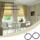 thumbnail image 1 of 40 Pack 1.5 Inch (38Mm) Inner Diameter Metal Curtain Rings Drapery Eyelet Curtain Rings - Black, 1 of 5