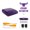 Transparent purple, variant on Retro Game Console Impact Resistant Case Shell ABS Clear Box