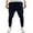 Navy, variant on Casual Pants for Men Young Men's Uniform Flat Front Pant(Green,L)