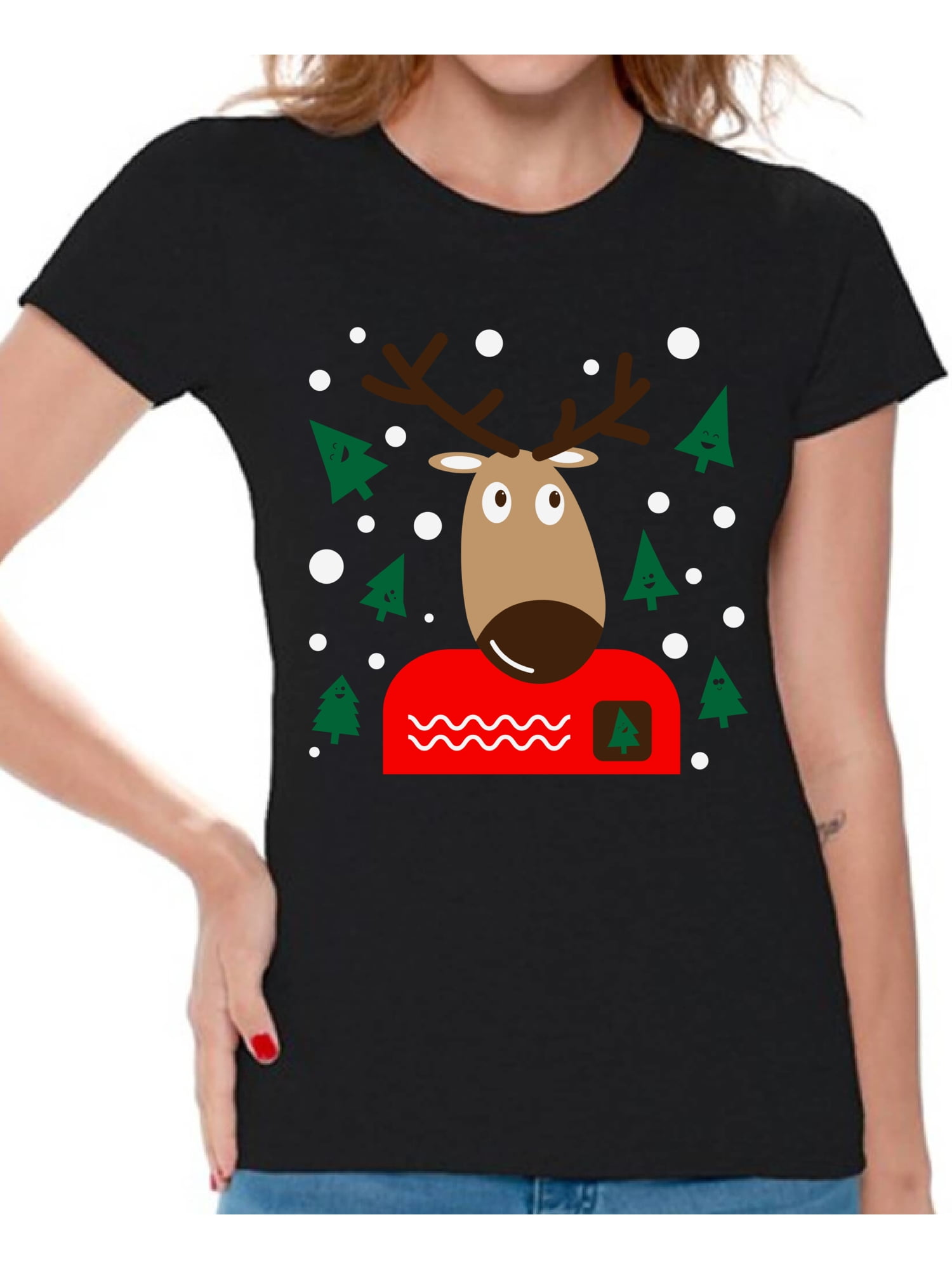 funny womens christmas shirts
