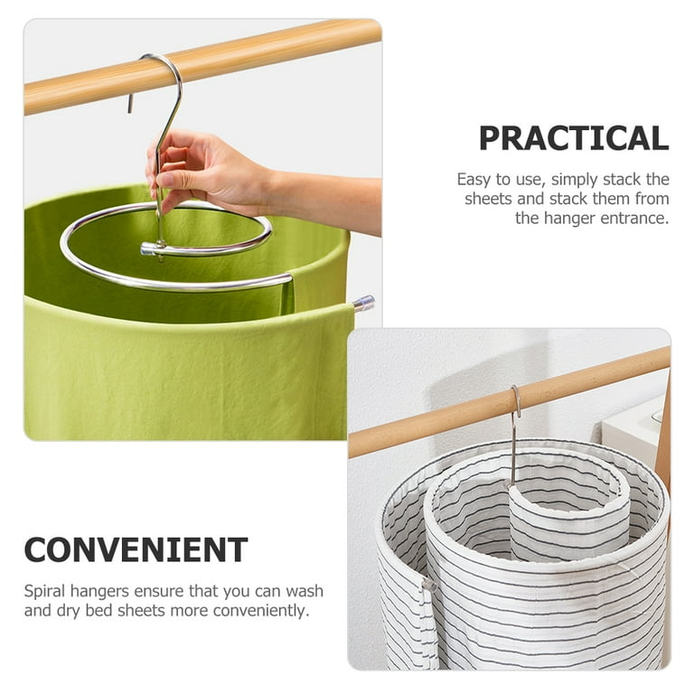 Spiral hanger for bed sheet hotsell